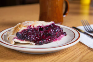 Blackberry pie from A Pine Restaurant in Pequot Lakes, MN