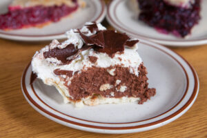 Chocolate cream pie from A-Pine Restaurant in Pequot Lakes, MN