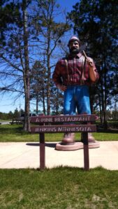 Paul Bunyan Statue at A Pine Restaurant in Minnesota.