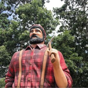 Paul Bunyan Statue at A Pine Restaurant in Minnesota.